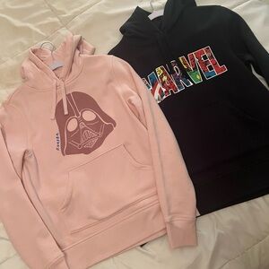Star Wars and Marvel Hoodies